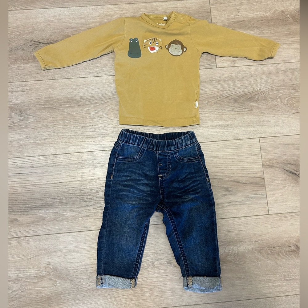 Adorable Minymo Baby Outfit 6-9 Month
